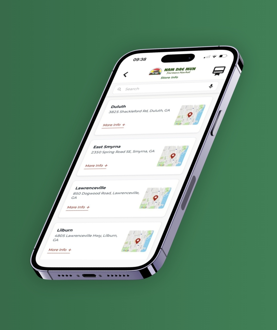 NDM Market rewards app store information screen